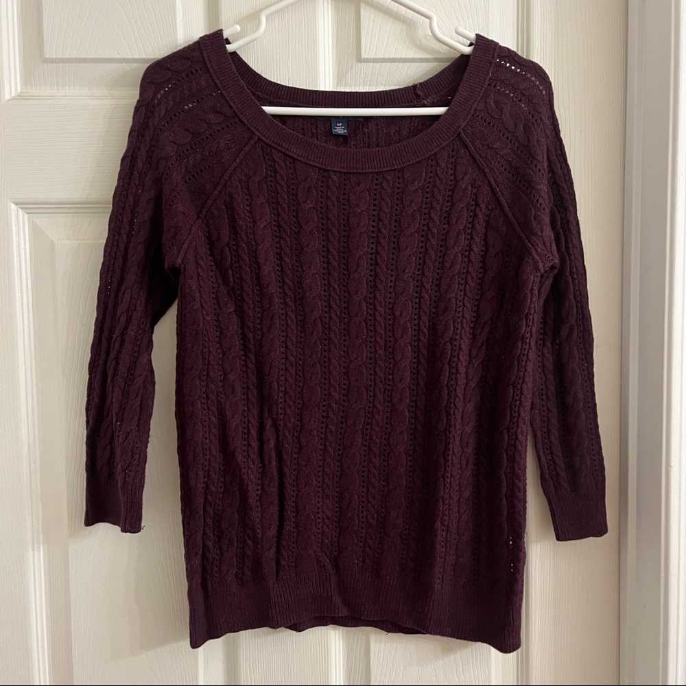 American Eagle Burgundy Sweater